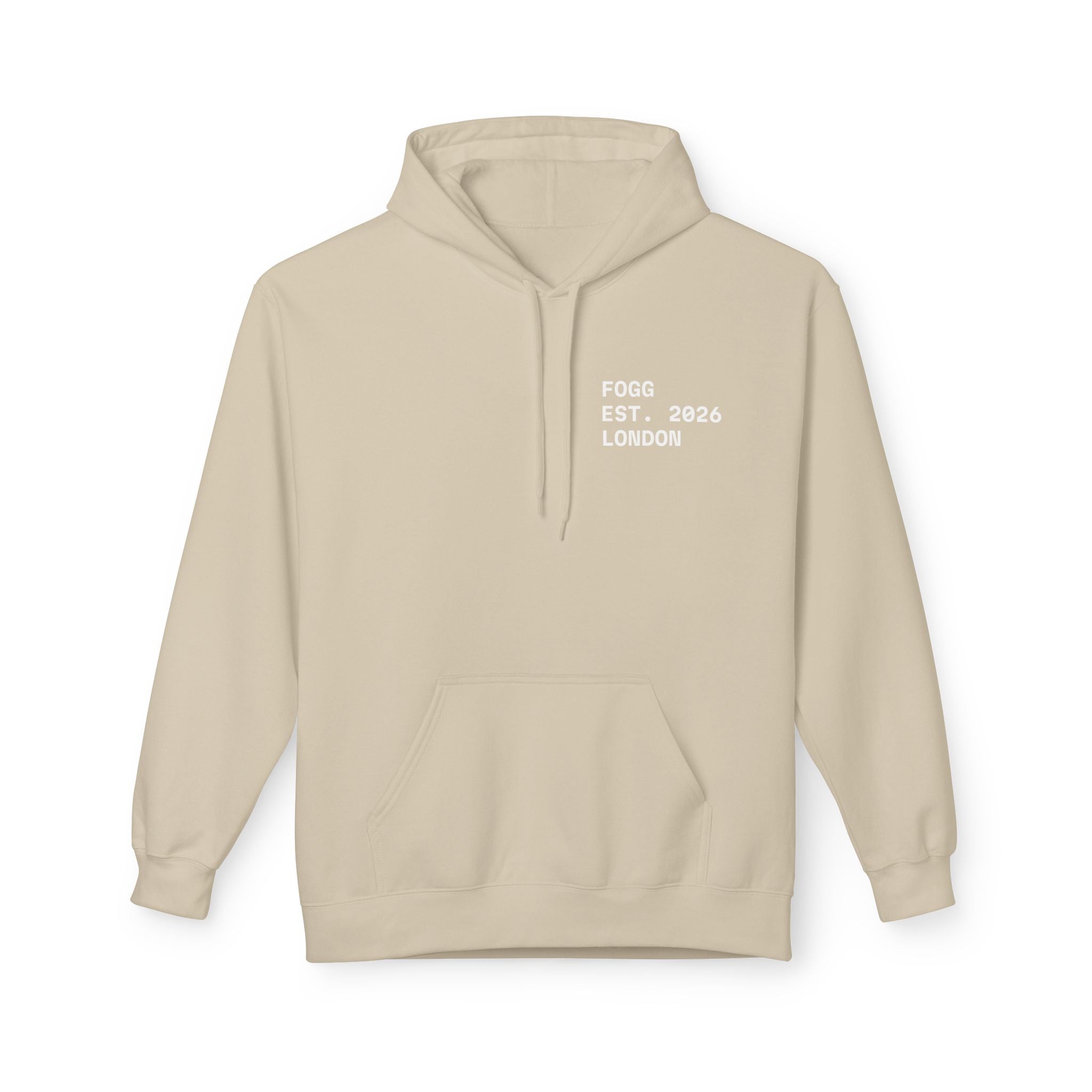 Unisex Cotton Hoodie - Sand
