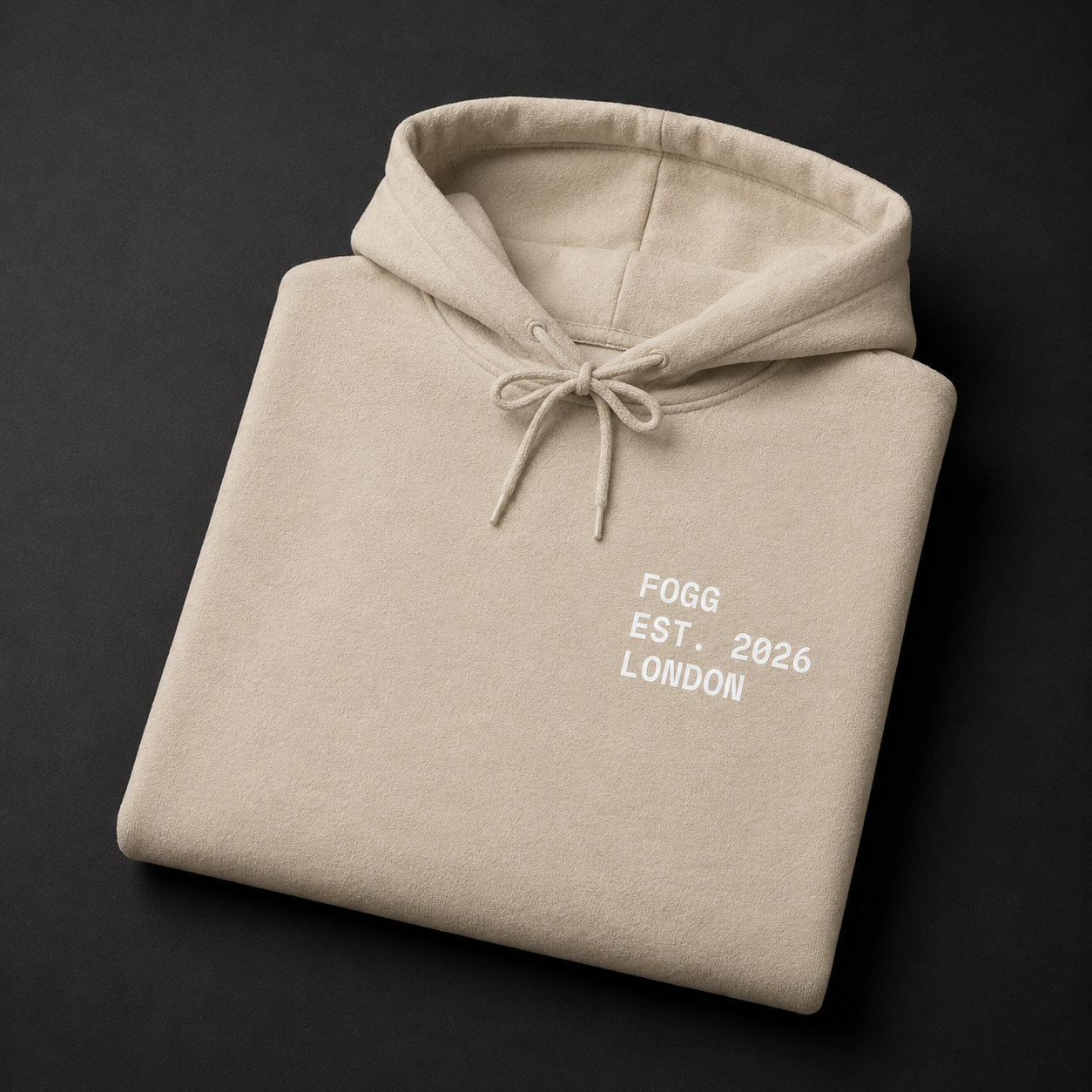 Unisex Cotton Hoodie - Sand
