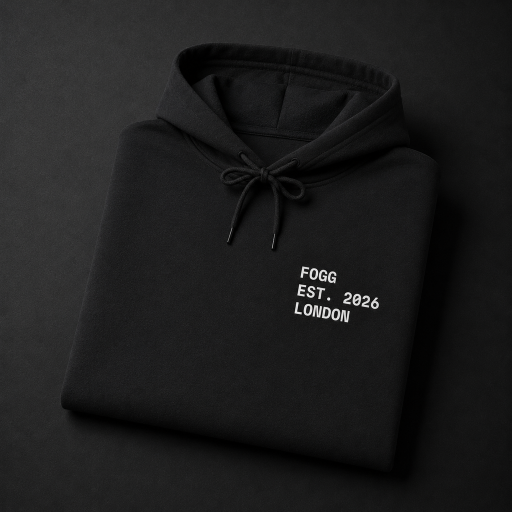 Unisex Cotton Hoodie - Black