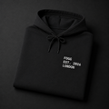 Unisex Cotton Hoodie - Black