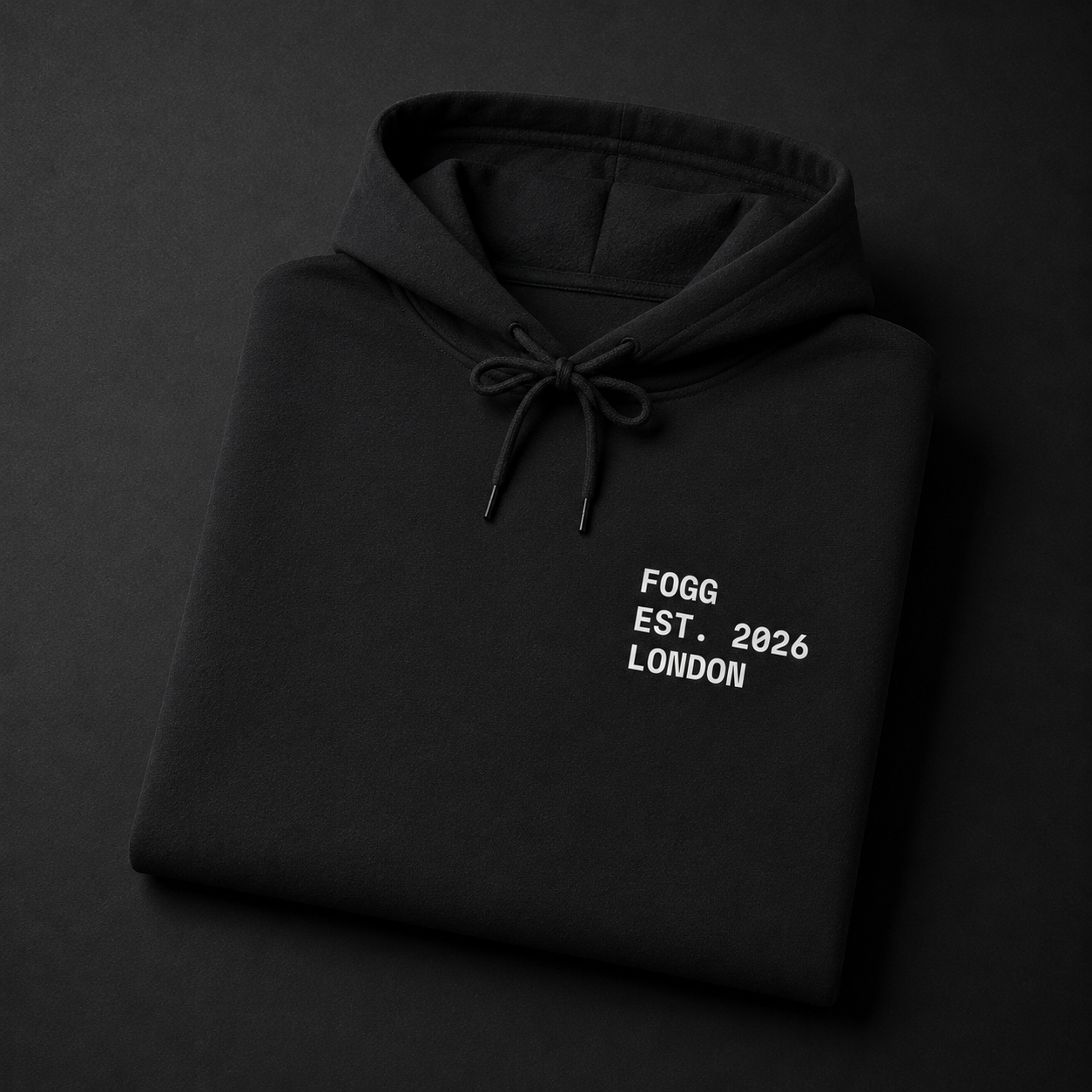 Unisex Cotton Hoodie - Black