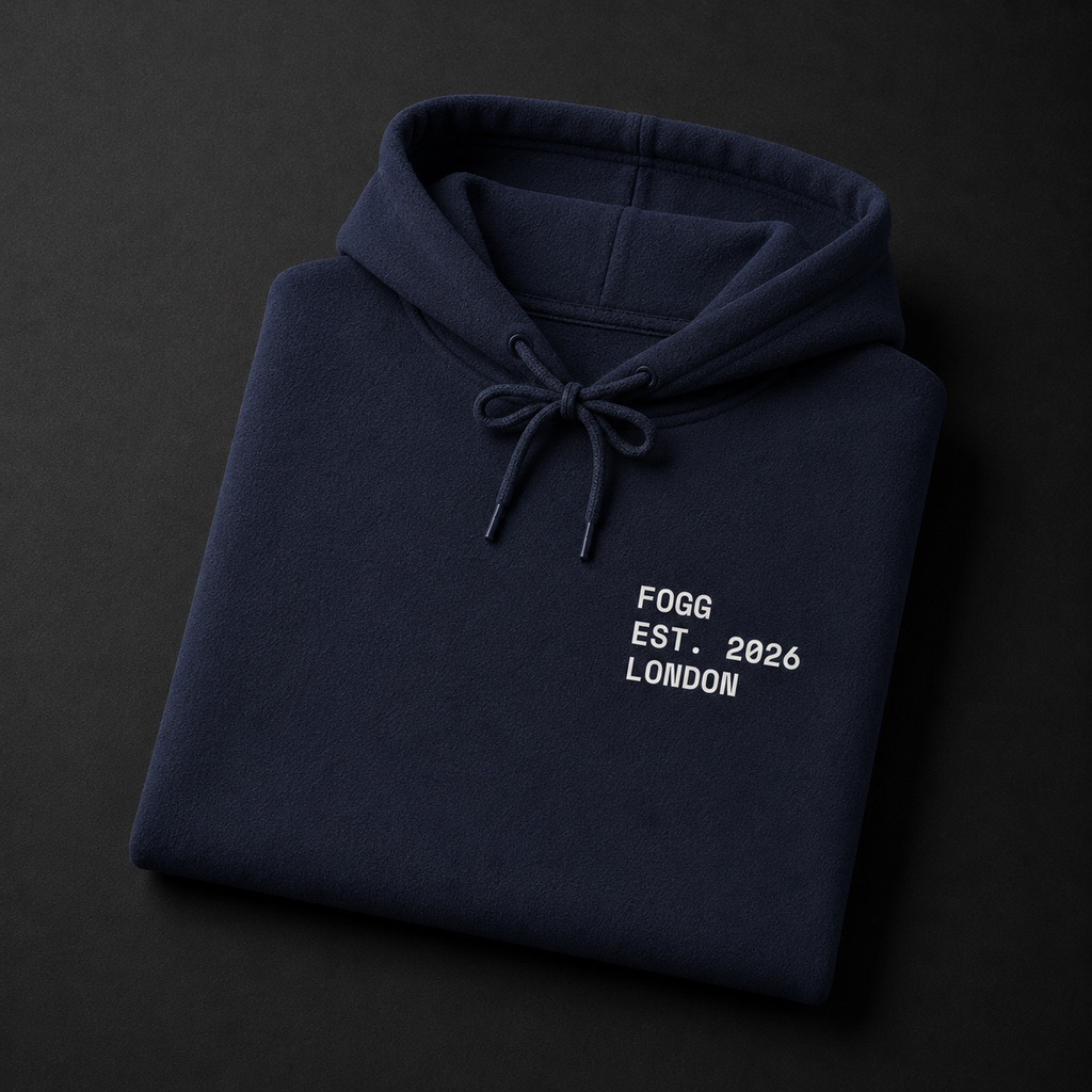 Unisex Cotton Hoodie - Navy