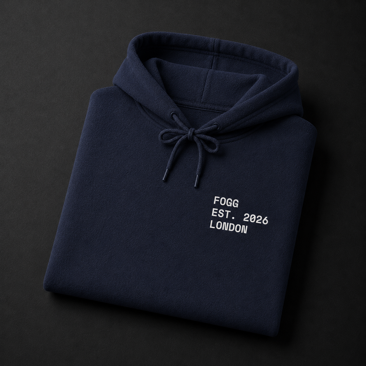 Unisex Cotton Hoodie - Navy