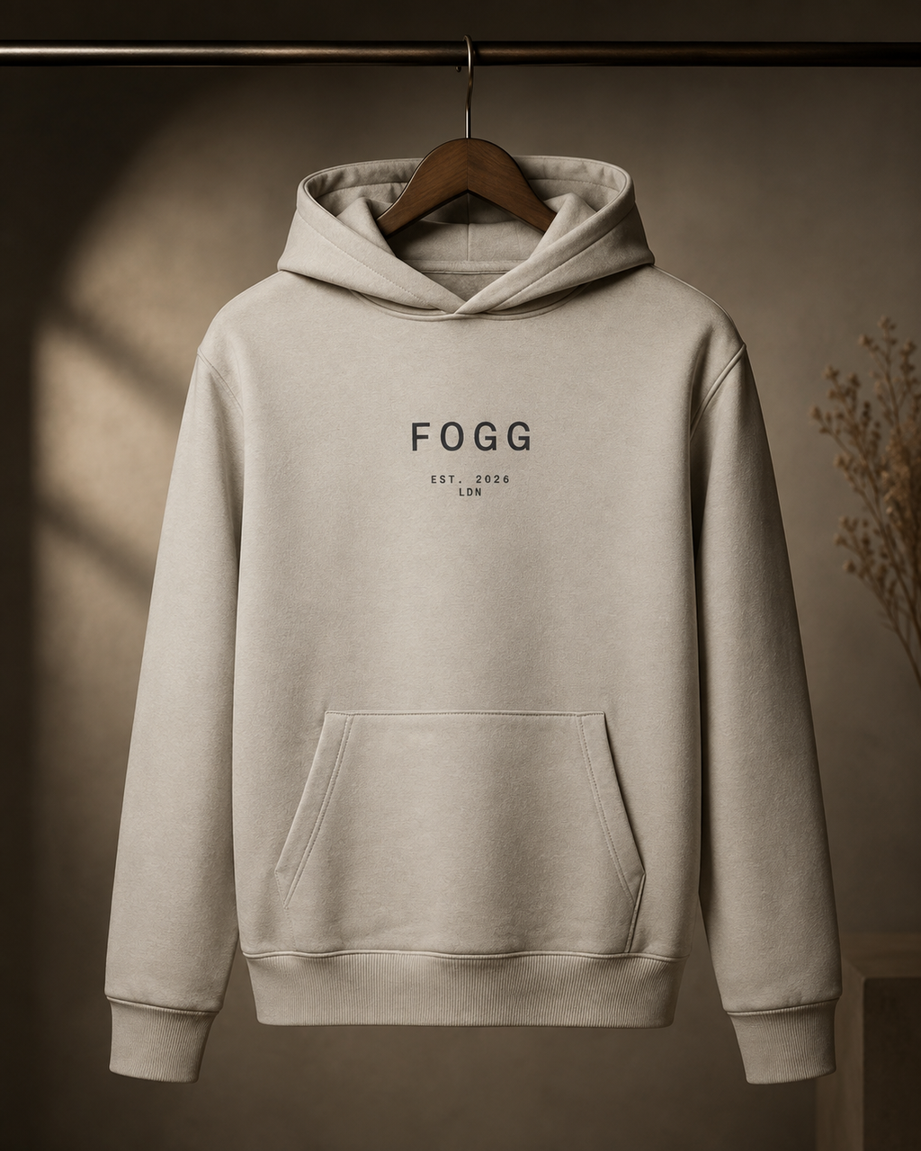 Heavyweight Boxy Hoodie - Natural Stone